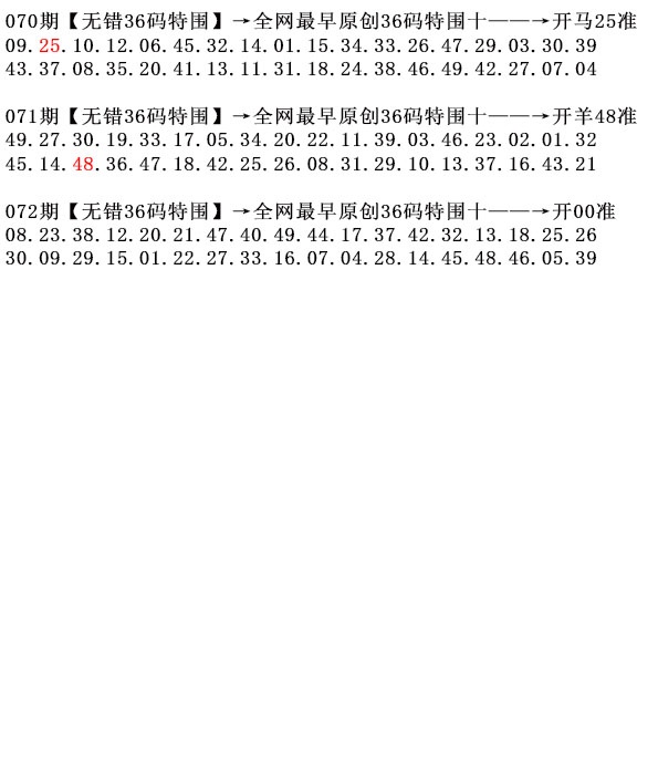 072期36码特围[图]