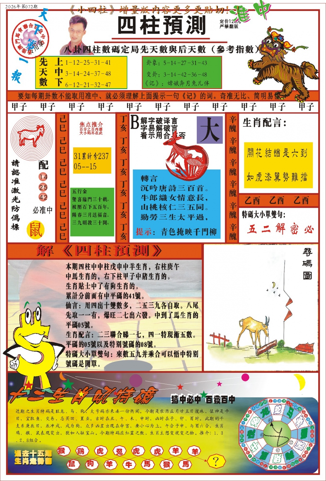 072期(新版)四柱预测A[图]