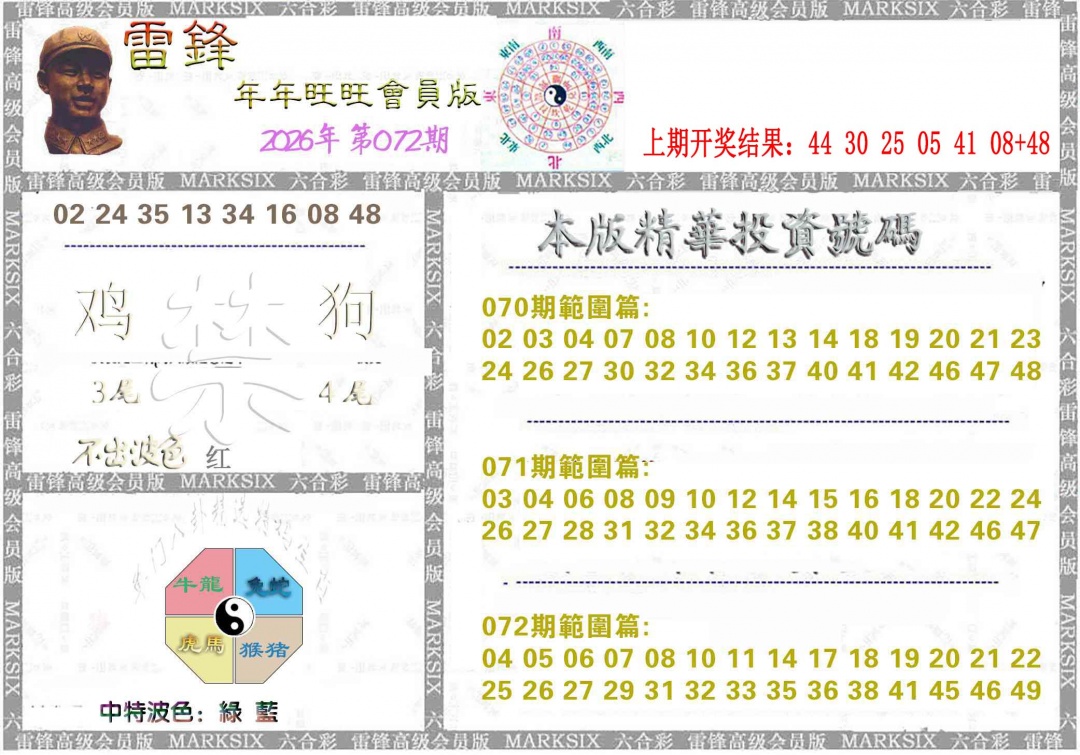 072期雷锋鼠年旺旺版[图]