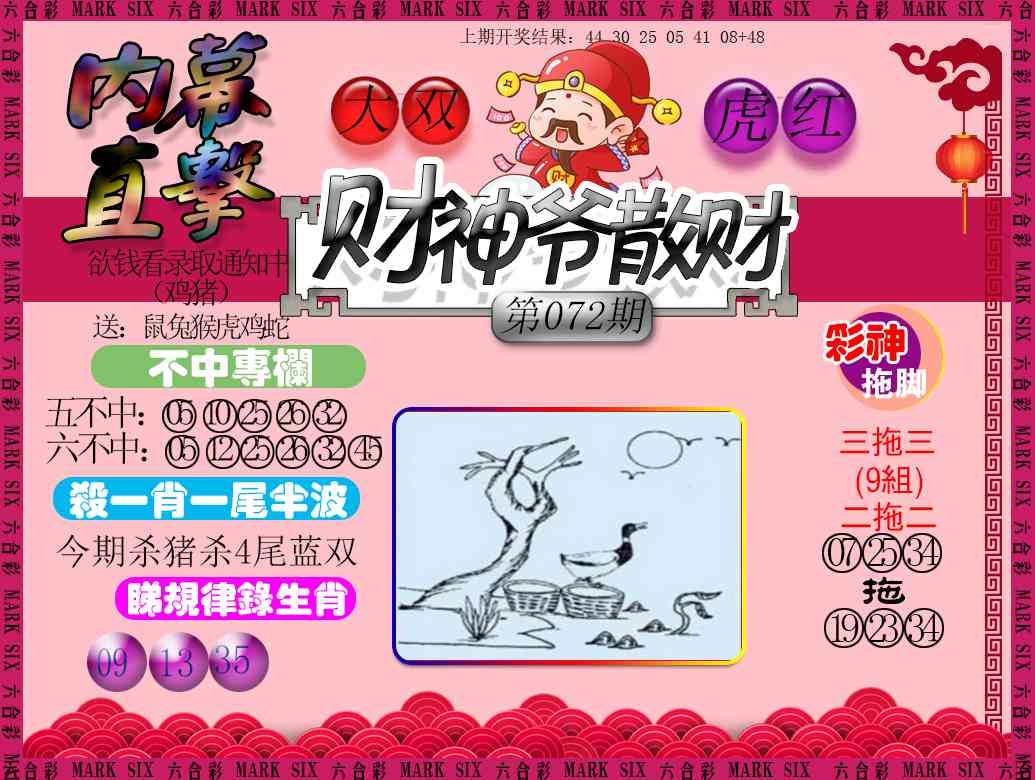 072期财神爷散财[图]