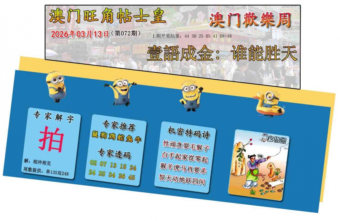 072期旺角贴士皇[图]