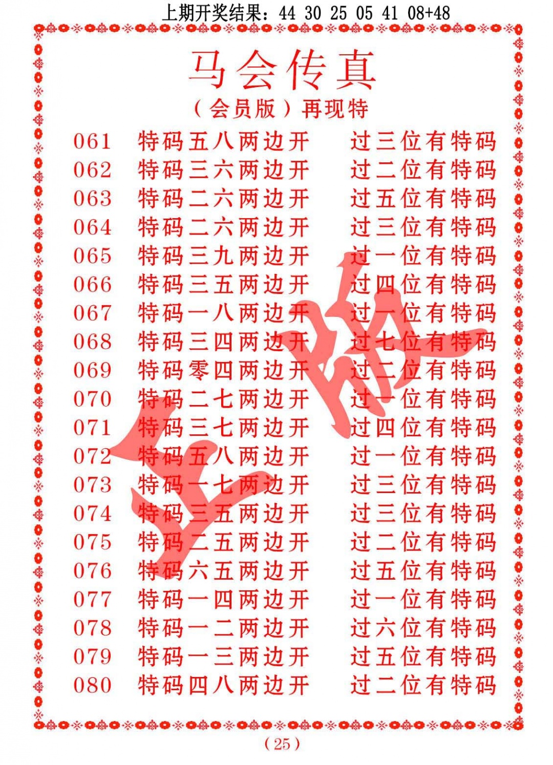 072期马会传真[图]