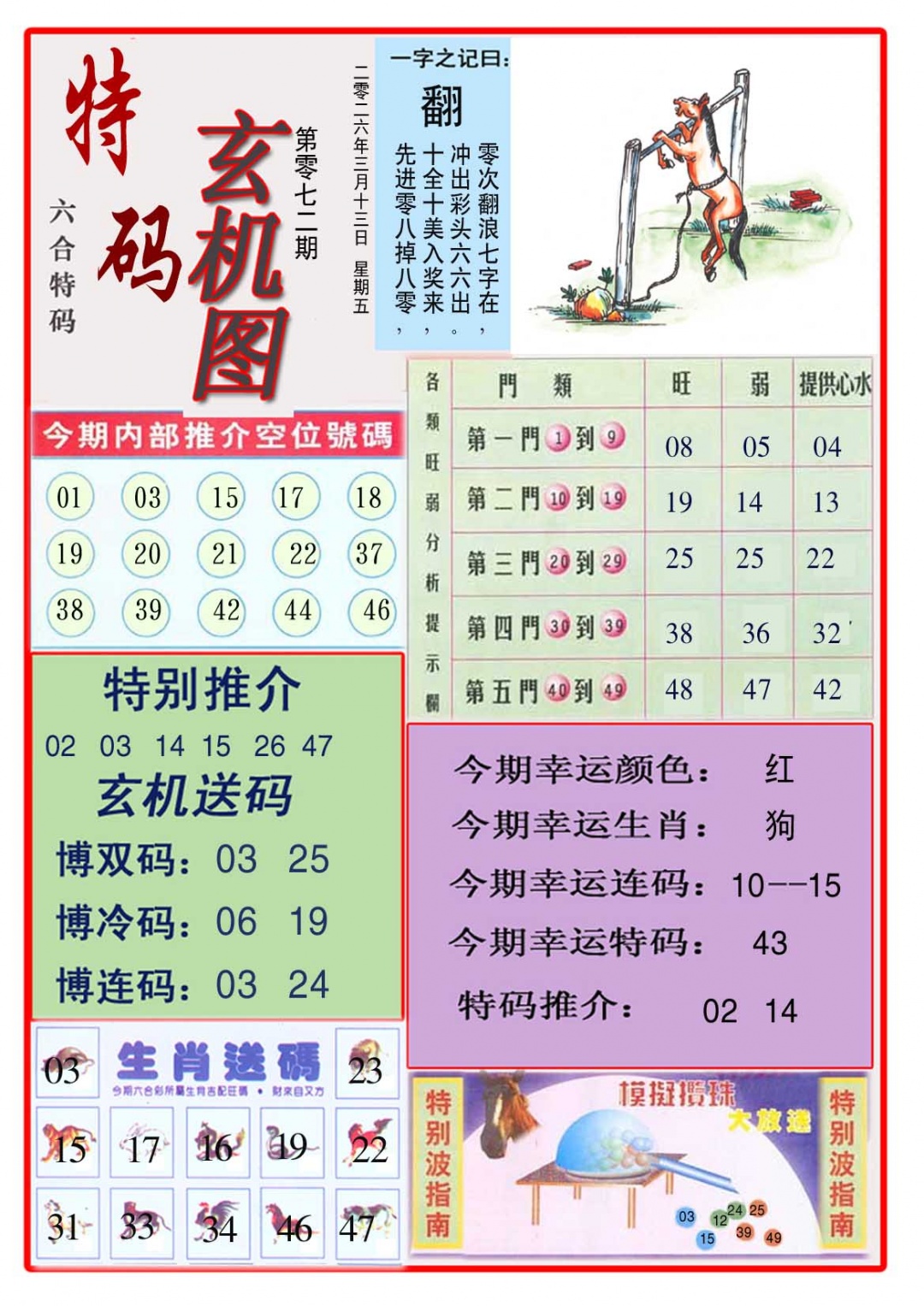 072期特码玄机图[图]