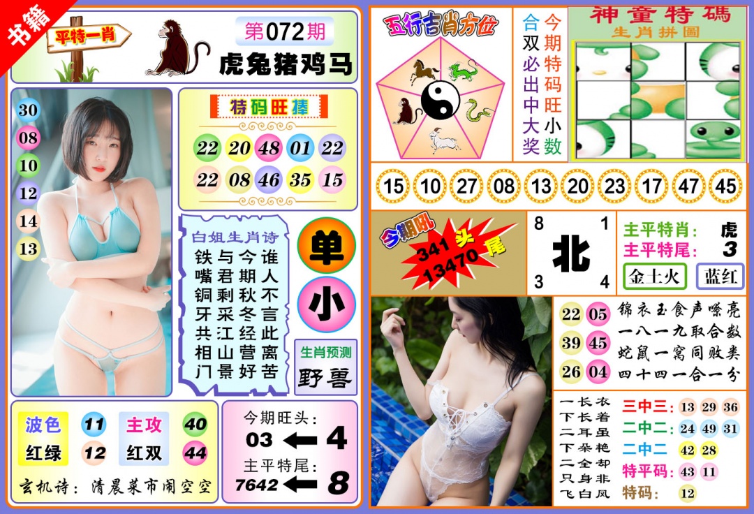 072期澳门五行白姐[图]