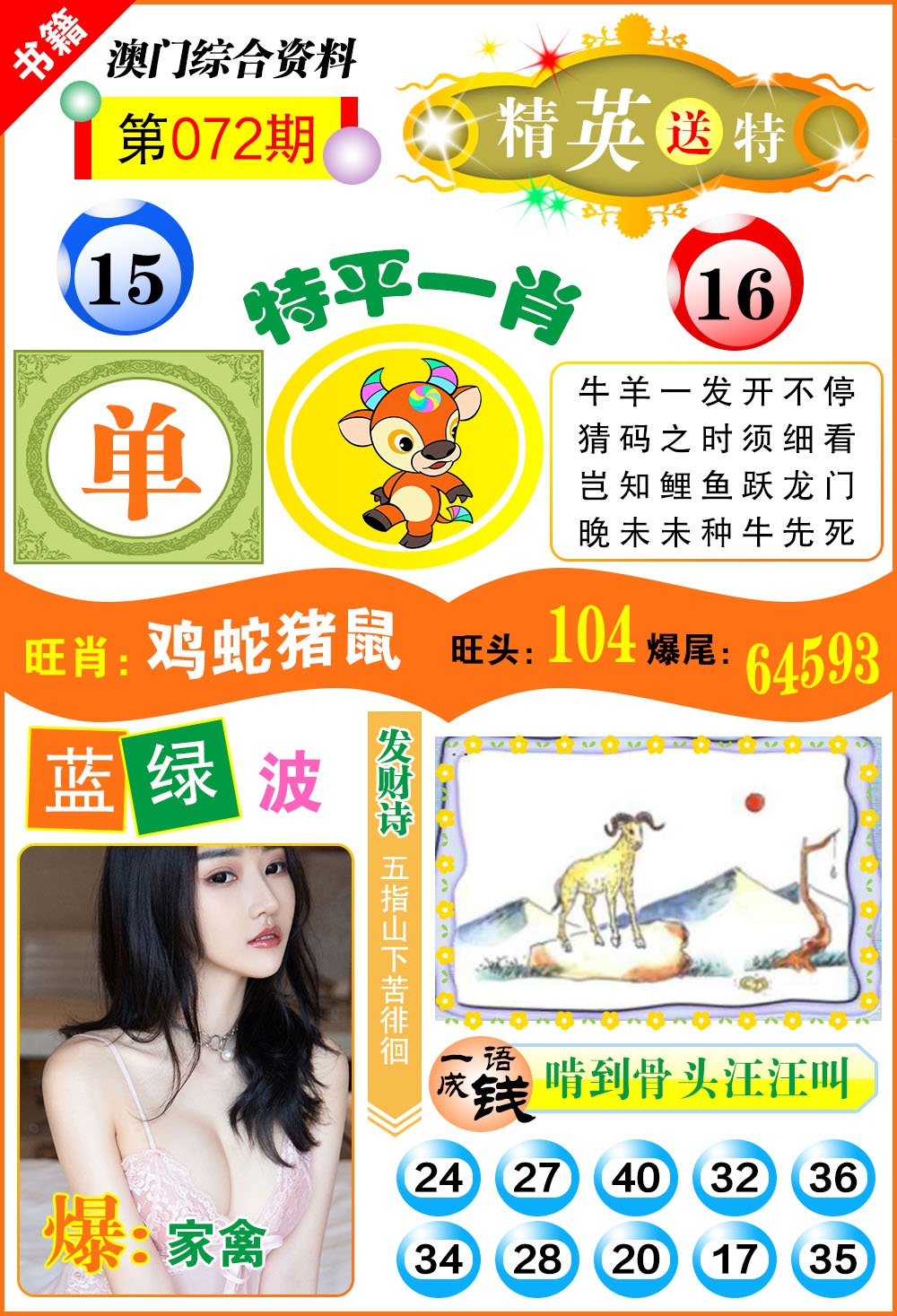 072期澳门综合资料[图]