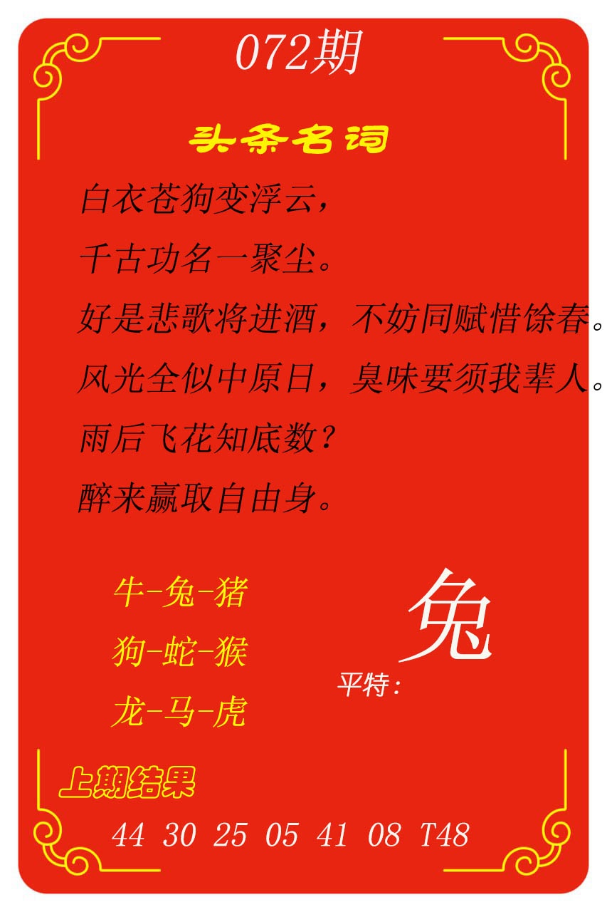 072期头条名词[图]