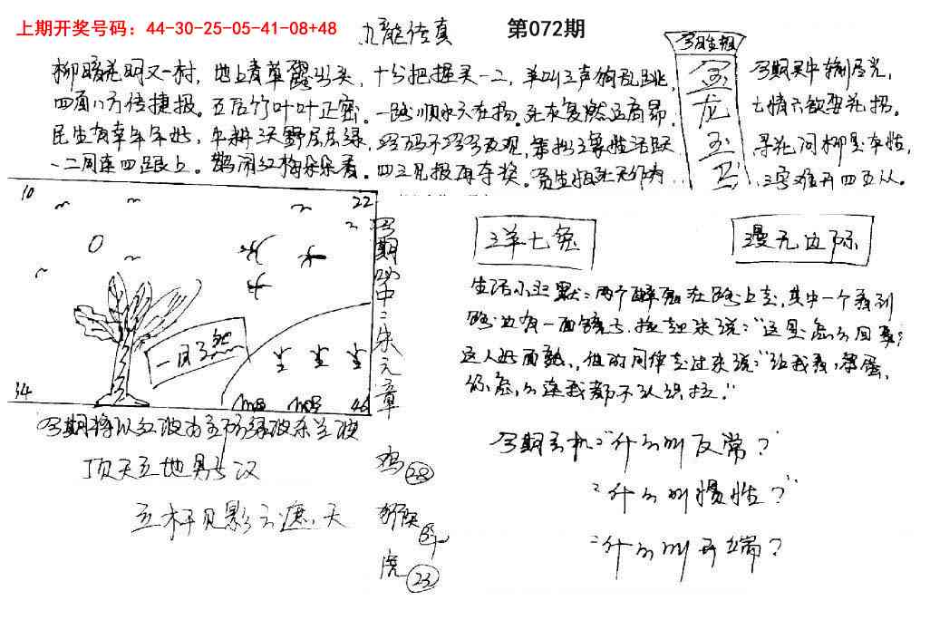 072期手写九龙内幕[图]