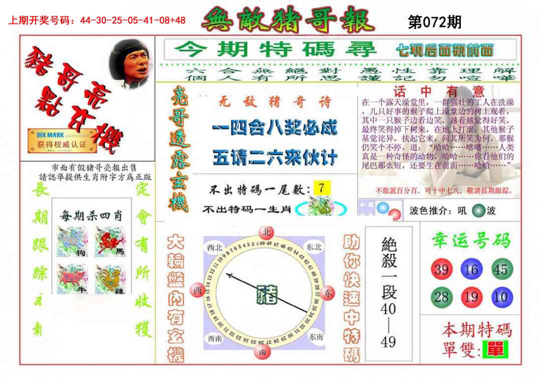 072期无敌猪哥[图]