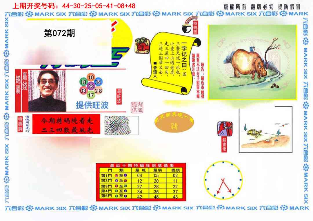 072期特码王(信封)[图]