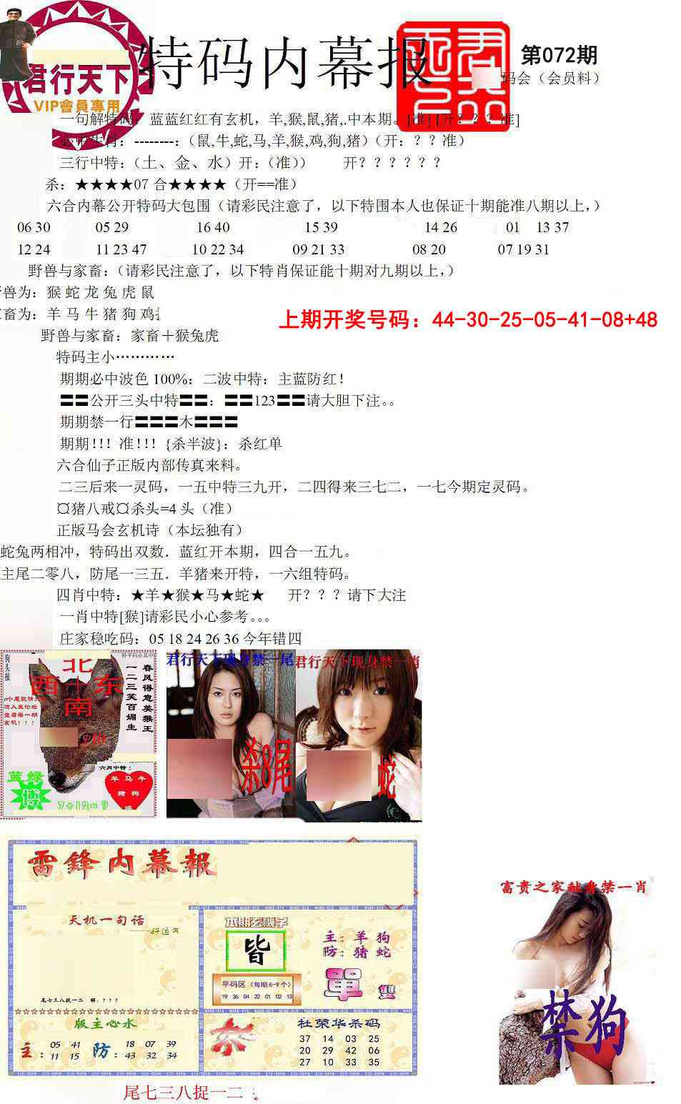 072期特码内幕报[图]
