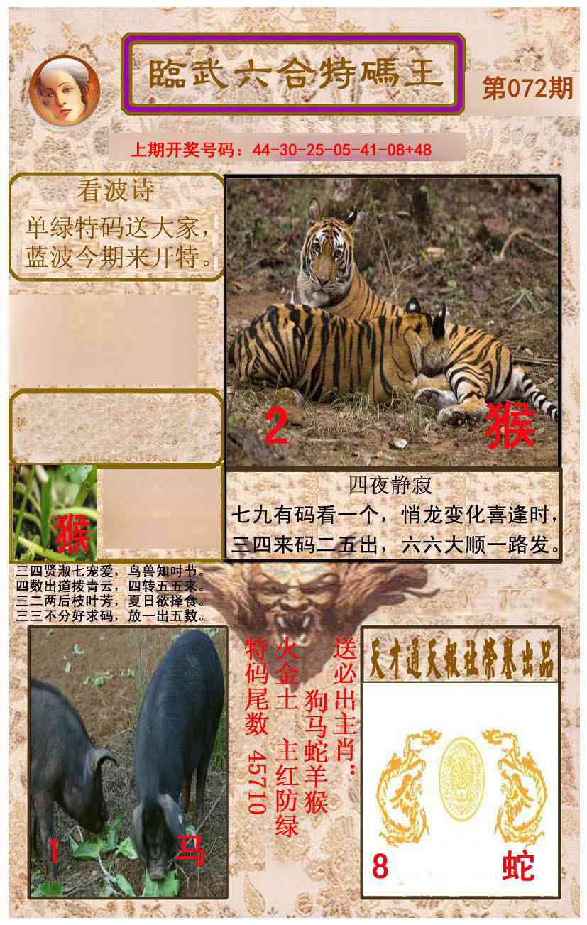 072期临武六合特码王[图]