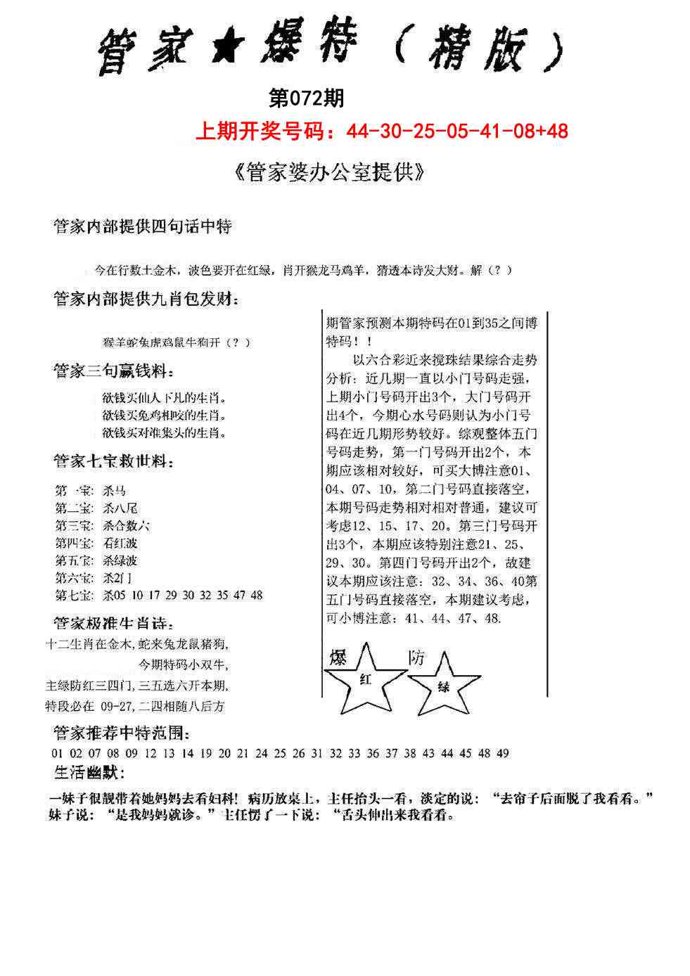 072期管家爆特精版[图]