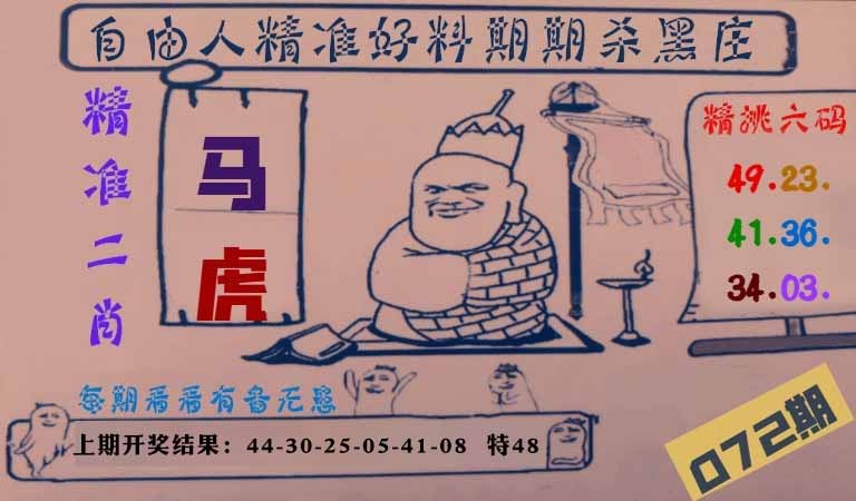 072期自由人二肖六码[图]